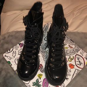 Jeffery Campbell Buckle Booties